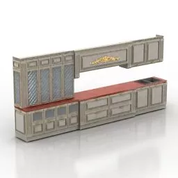 Kitchen Aurora Furniture 3d model
