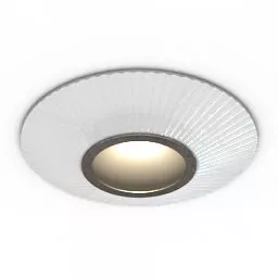 Ceiling Lamp With Circle Texture Shape 3d model