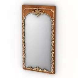 Mirror Antique Frame 3d model