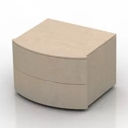 Bedside Bedroom 3d model