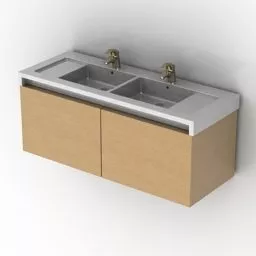 Washbasin Modern Design 3d model