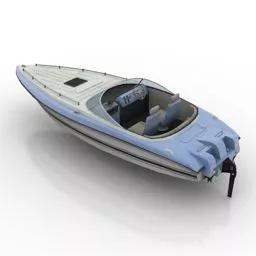 General Fishing Boat Medium Size 3d model