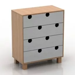 Locker House Furniture 3d model