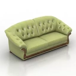 Sofa Britannica 2 Seats 3d model