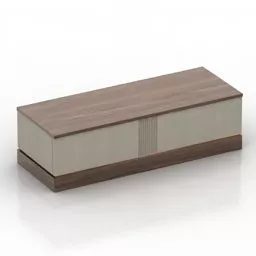 Tv Locker With Drawer 3d model