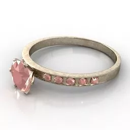 Topaz Ring 3d model