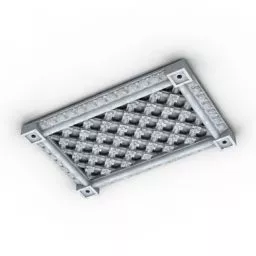 Air Grate Ceiling Mount 3d model