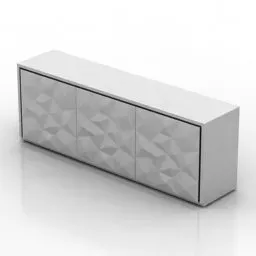 Polygon Locker Diamond Design 3d model