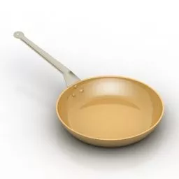 Stainless Steel Cooking Pan 3d model