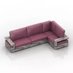 Corner Sofa Mod Furniture 3d model