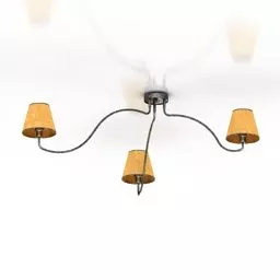 Luster Dipper Oval Slice Shade 3d model