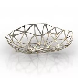Metal Nest Vase 3d model