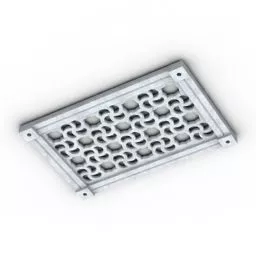 Metal Air Grate 3d model