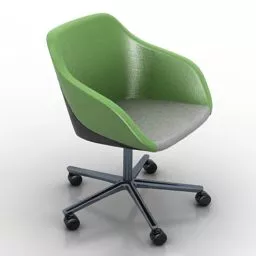 Wheels Armchair Turtle Style 3d model Wheels Armchair Turtle Style 3d model
