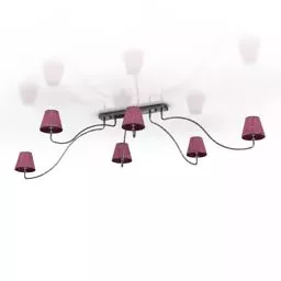 Luster Swivel Decoration 3d model