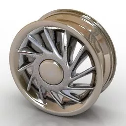 Twist Car Rims 3d model