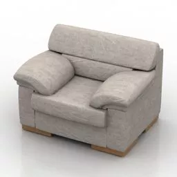 Single Armchair Kiss Design 3d model