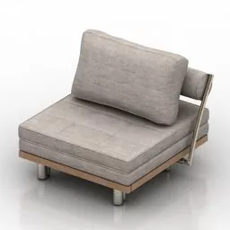 Single Sofa Onega Design 3d model