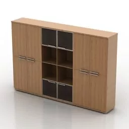 Office Conference Cabinet V1 3d model