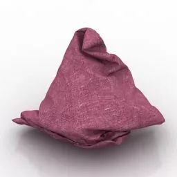 Pillow Cover Fabric Cloth 3d model
