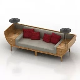 Sofa Chinese Traditional Style 3d model Sofa Chinese Traditional Style 3d model
