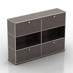 Locker Modular Office Furniture 3d model