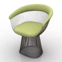 Outdoor Armchair Platner 3d model
