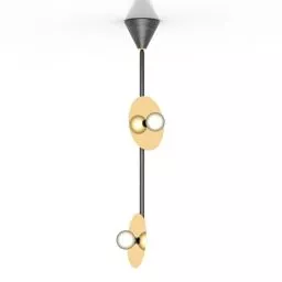 Luster Lampex Two Bulbs 3d model