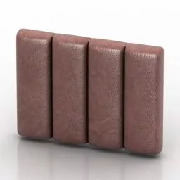 Group Pillows Wrinkle Style 3d model