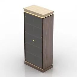 Rustic Steel Locker 3d model
