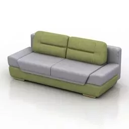 Modern Fabric Sofa Daura Design 3d model