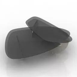 Free Style Glass Table Tama 3d model