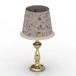 Hotel Vintage Table Lamp 3d model