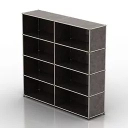 Office Locker Modular Furniture 3d model