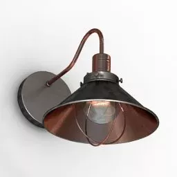 Industrial Wall Sconce Lamp 3d model