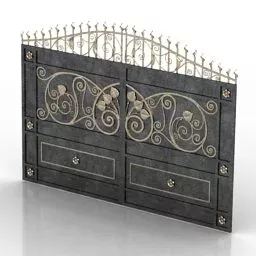 House Gate 3d model