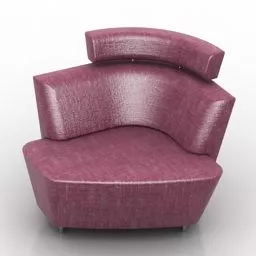 Leather Sofa Drift 3d model