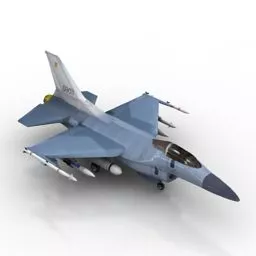 Aircraft F16 Fighter Plane 3d model