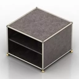 Square Table Modular Design 3d model