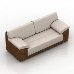 Loveseat Sofa Amber 3d model
