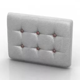 Pillow Grey Textile 3d model