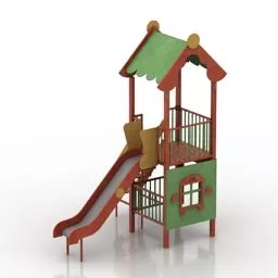 Playground Slide Park Stuff 3d model
