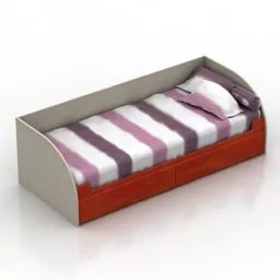 Bed Children Room 3d model