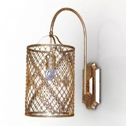 Industrial Wall Sconce Lamp 3d model