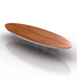 Oval Table Eames Collection 3d model