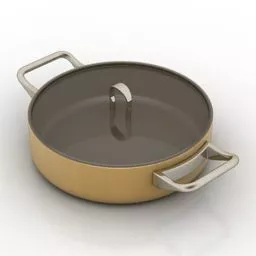 Medium Pan 3d model