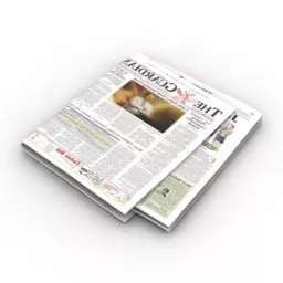 Classic Newspaper 3d model