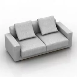Sofa Yuuto 2 Seats 3d model