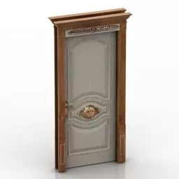 Classic Door Decorative 3d model
