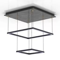 Modern Square Luster Donolux 3d model